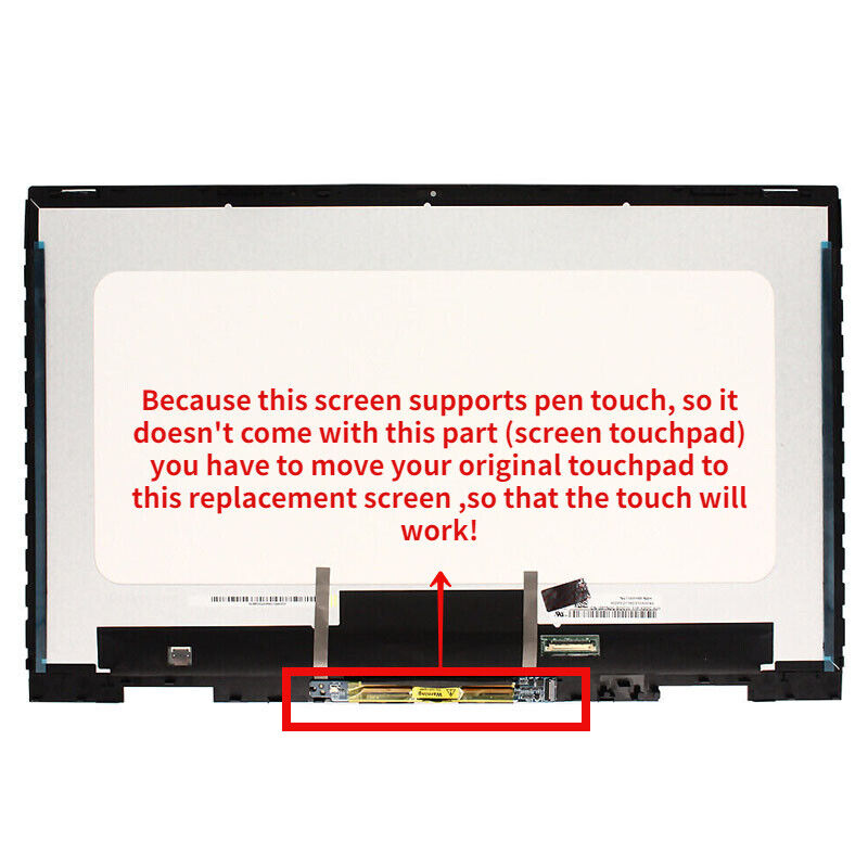 Écran tactile LCD IPS pour HP Envy X360 15M-ES0013DX 15M-ES0023DX, fonctionne avec un stylet