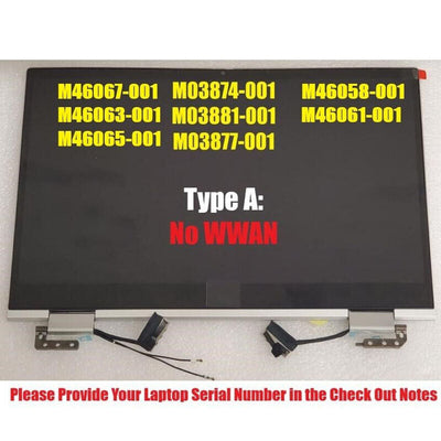 Replacement lcd Screen Complete Assembly FOR HP ELITEBOOK X360 830 G7 M03872-001