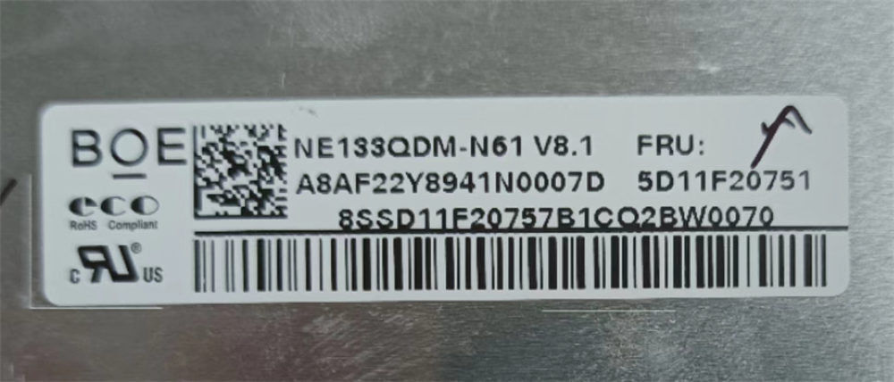 5D10S39721 Lcd Touch Screen w/ Bezel For Lenovo ThinkBook 13x ITG 13.3" 2.5K