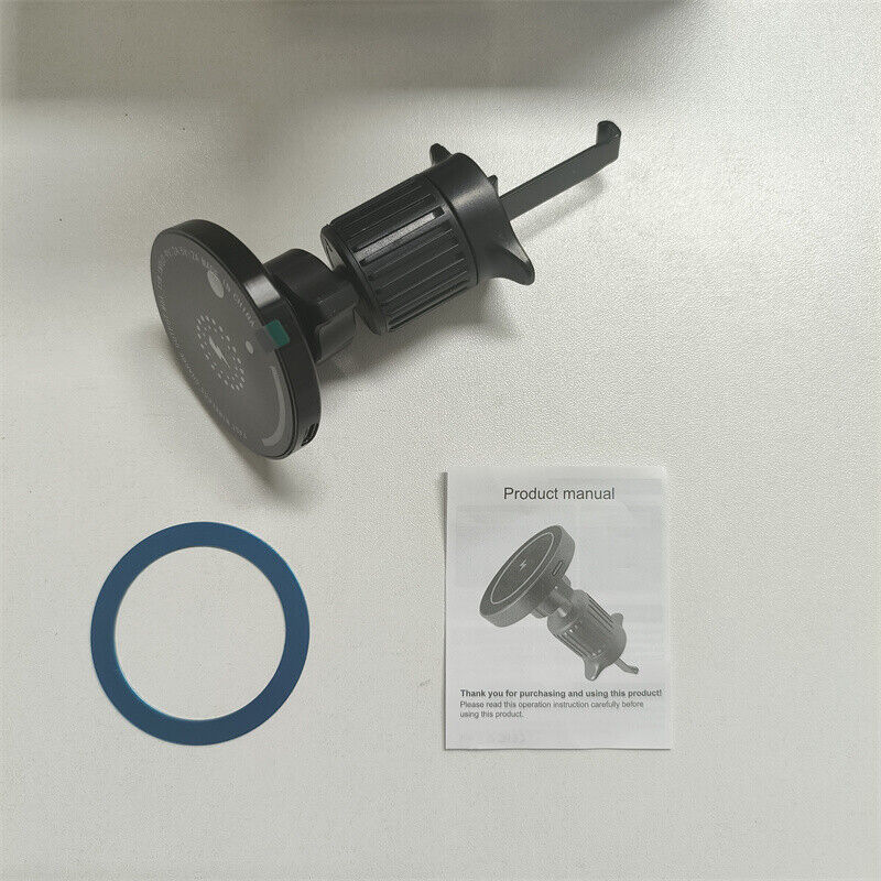 15W 2 IN 1 Wireless Car Charger Fast Charging Mount Automatic Clamping Holder US