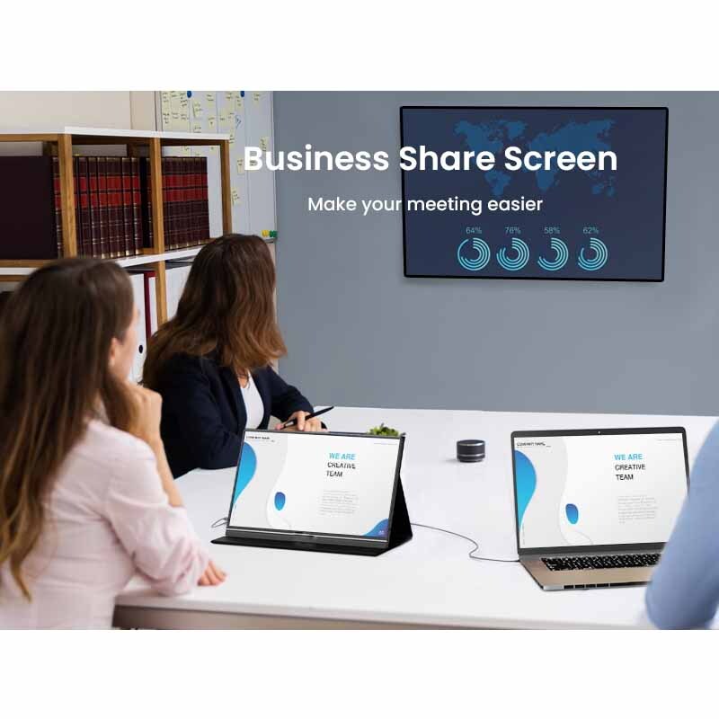 Portable Laptop Monitor Touchscreen 15.6" HDMI USB C External Computer Display