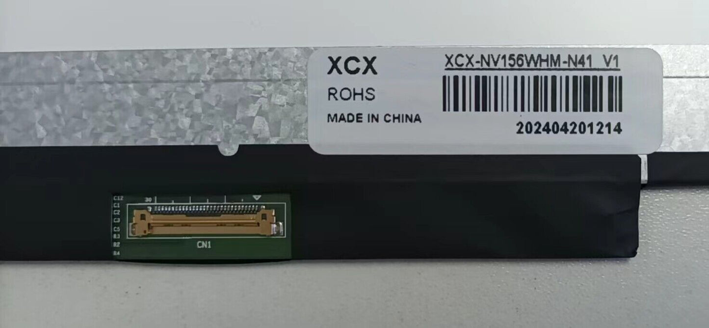 Screen Replacement for XCX-NV156WHM-N41 HD 1366x768 Matte LCD LED Display