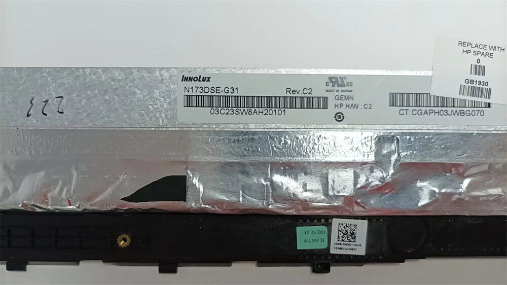 Écran LCD non tactile 4K UHD Ag pour HP Envy 17-bw et 17t-bw 17,3" L20696-001