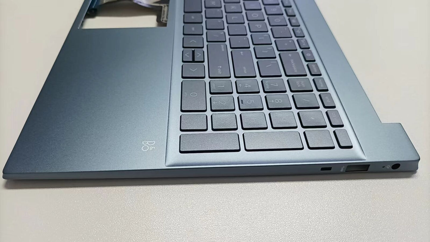 New FOR HP Pavilion 15-eg 15-eh Palmrest w/ Backlit Keyboard Blue M08920-001