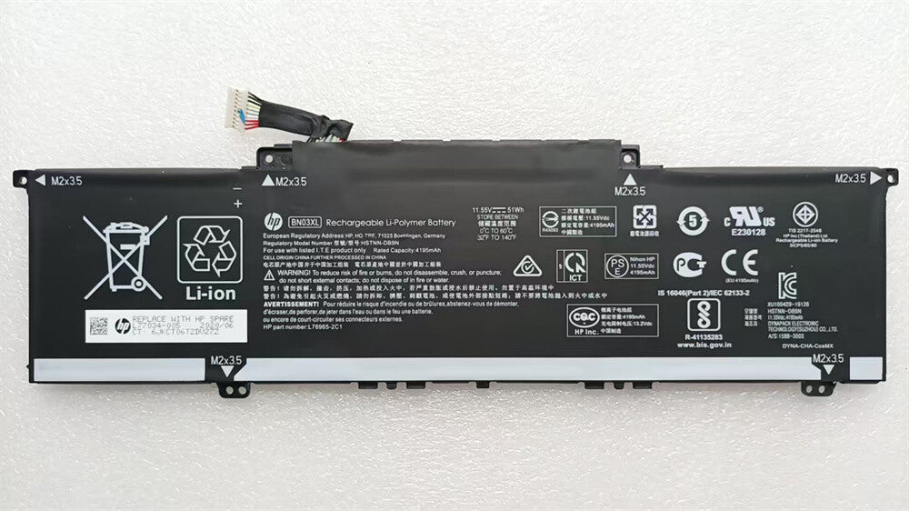 BN03XL L77034-005 HP 15m-ed 15M-ED0013DX 15M-ED0023DX Genuine Battery 4195mAh