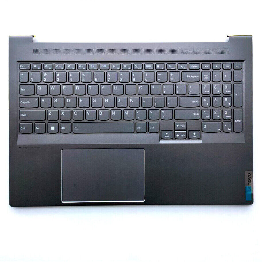 NEW For Lenovo Slim 7 16IAH7 Palmrest with Backlit Keyboard Top Cover 5CB1J38238