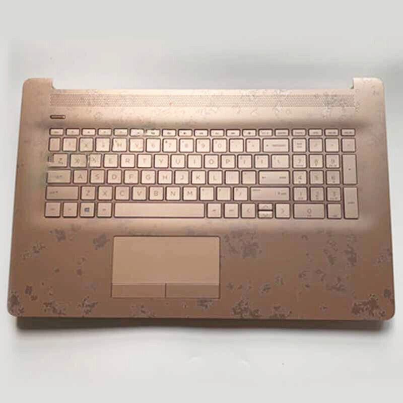 New HP 17CA 17-BY Rose Gold Palmrest Upper Case Backlit Keyboard L28090-001