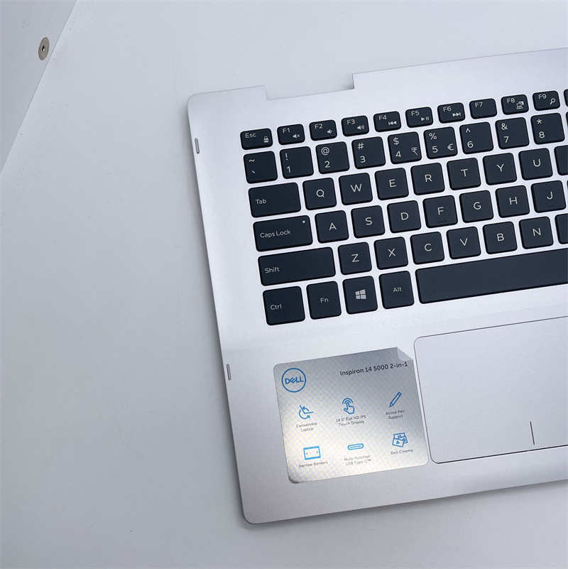 Silver Palmrest Upper Case w/Backlit Keyboard 041KVJ for Dell Inspiron 5482 5491