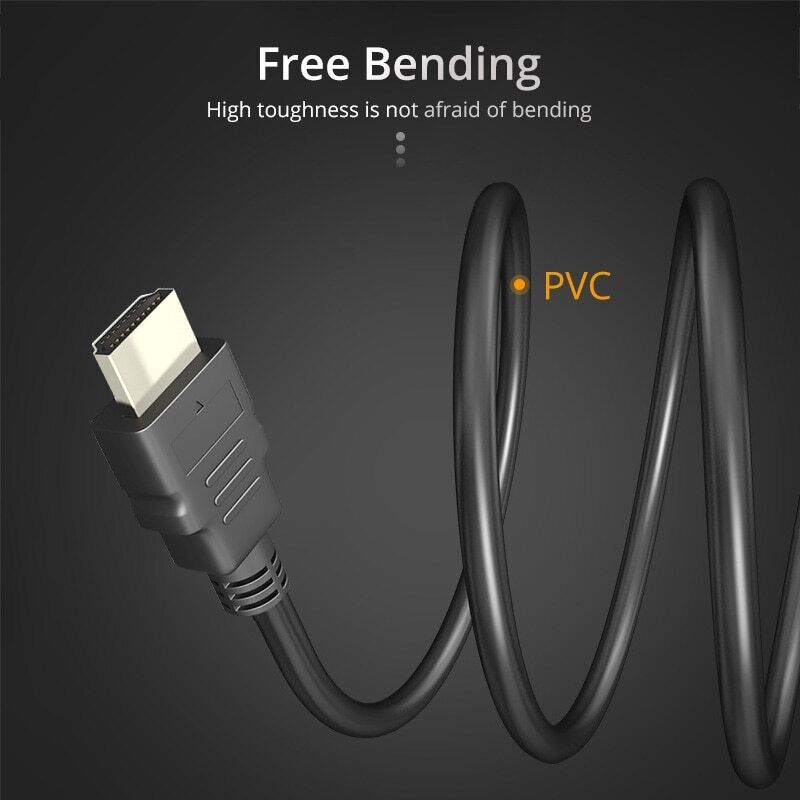 2-Pack HDMI Cable 2.0 4K 3D HDTV PC XBOX ONE PS4 High Speed Plug 5.9FT 1.5M