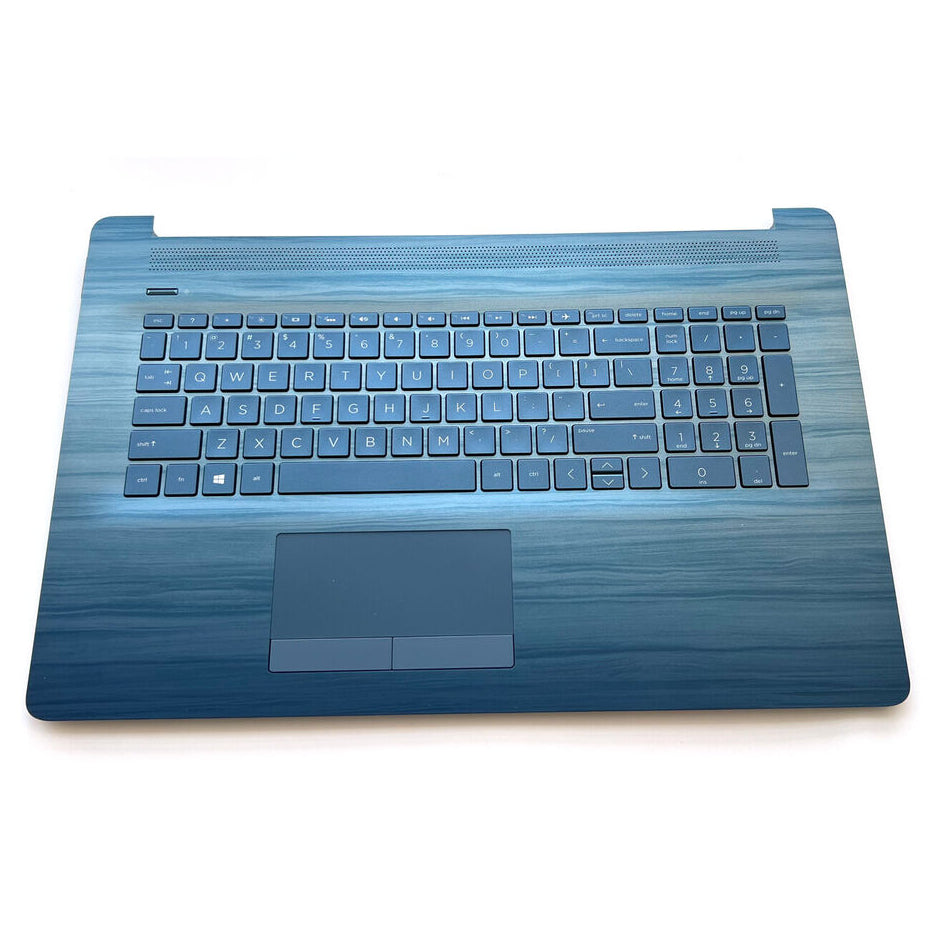New Blue Palmrest Backlit Keyboard Touchpad For HP 17-BY 17T-BY 17-CA M12337-001