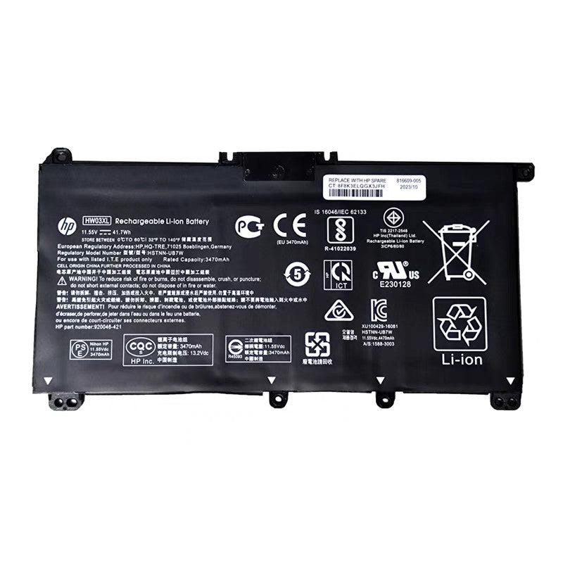 Genuine NEW HW03XL Battery HP Pavilion 15-EG 17-CN 17-CP HSTNN-IB90 L97300-005