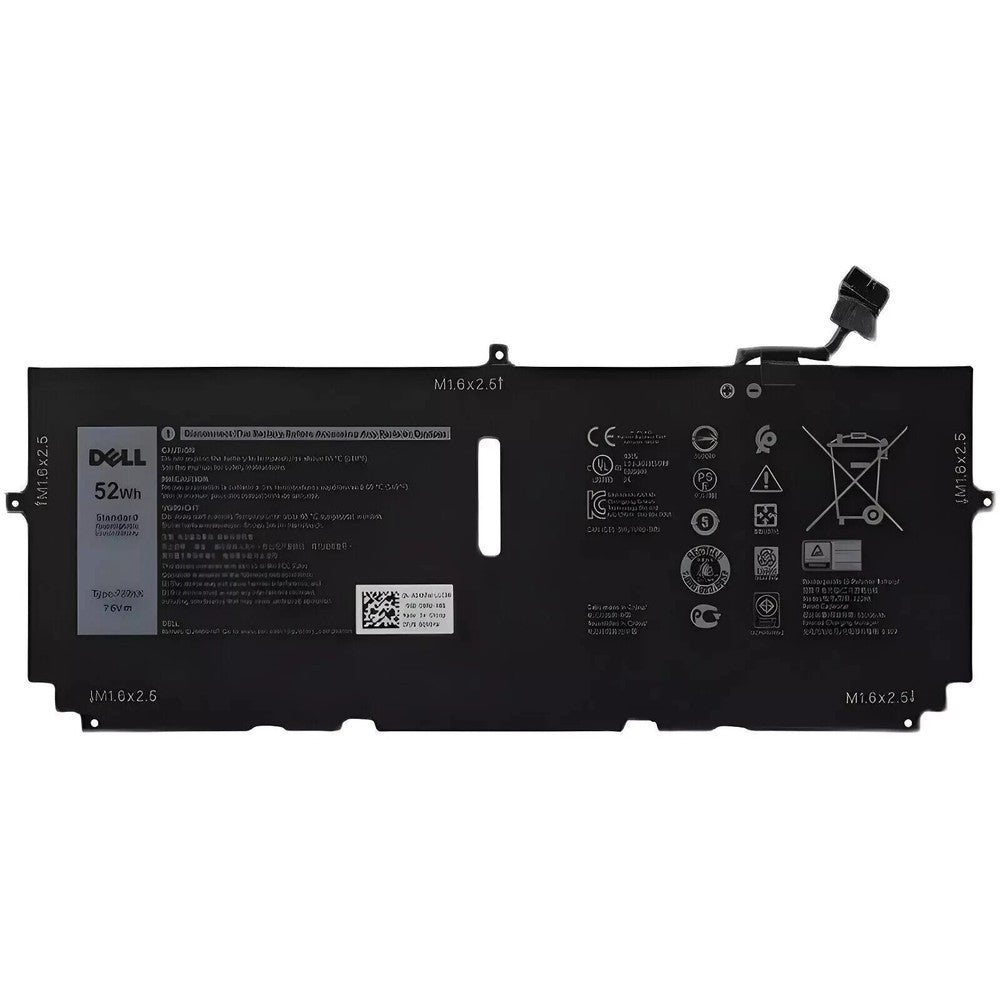 Genuine 52WH 722KK Battery For Dell XPS 13 9300 9310 P117G P117G001 2XXFW WN0N0