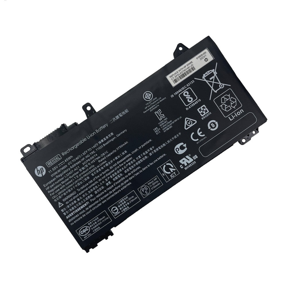 Genuine RE03XL Battery for HP ProBook 430 440 445 450 455R G6 430 440 445 450 G7