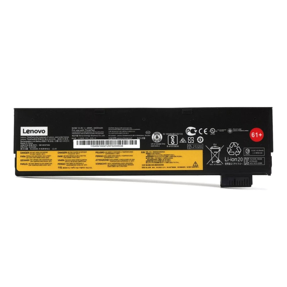 Genuine NEW 61+ Battery For Lenovo Thinkpad T470 T480 T570 01AV425 01AV424 48Wh
