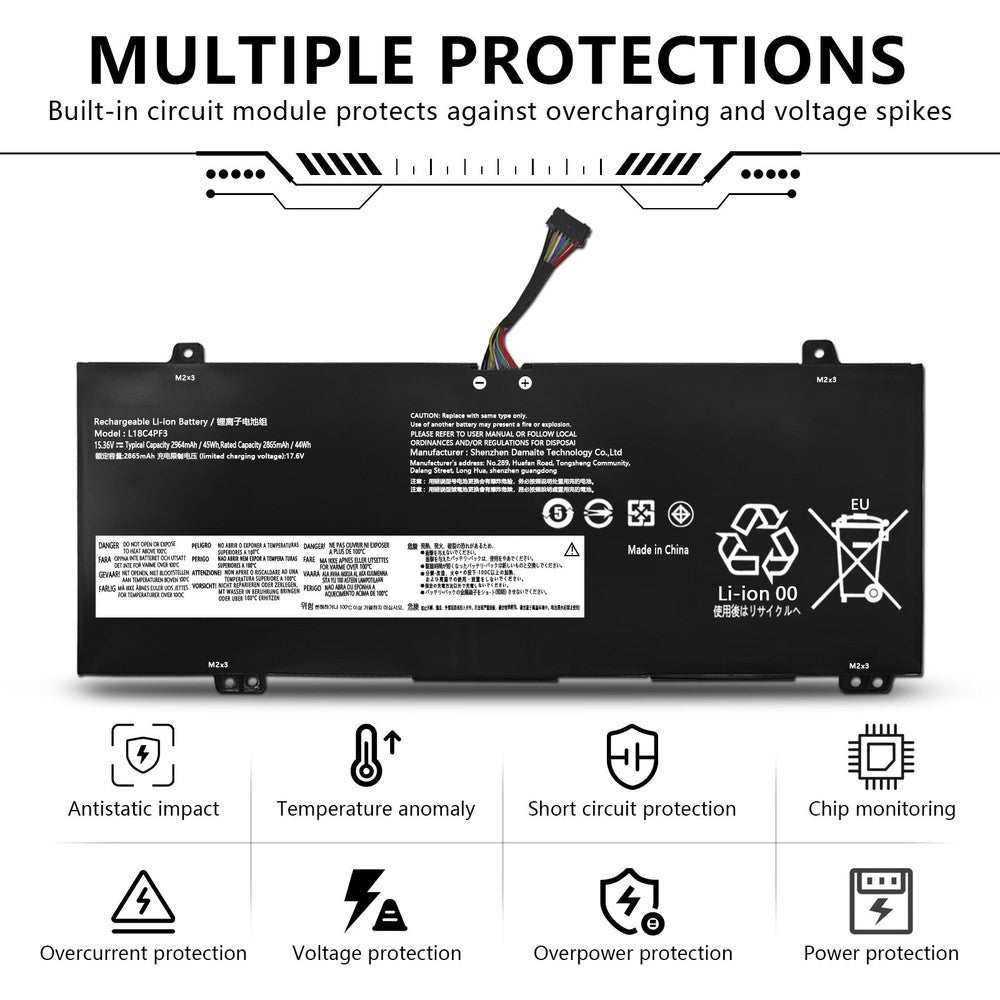 L18C4PF3 Laptop Battery For Lenovo Ideapad Flex-14API 14IWL L18M4PF3 L18C4PF4