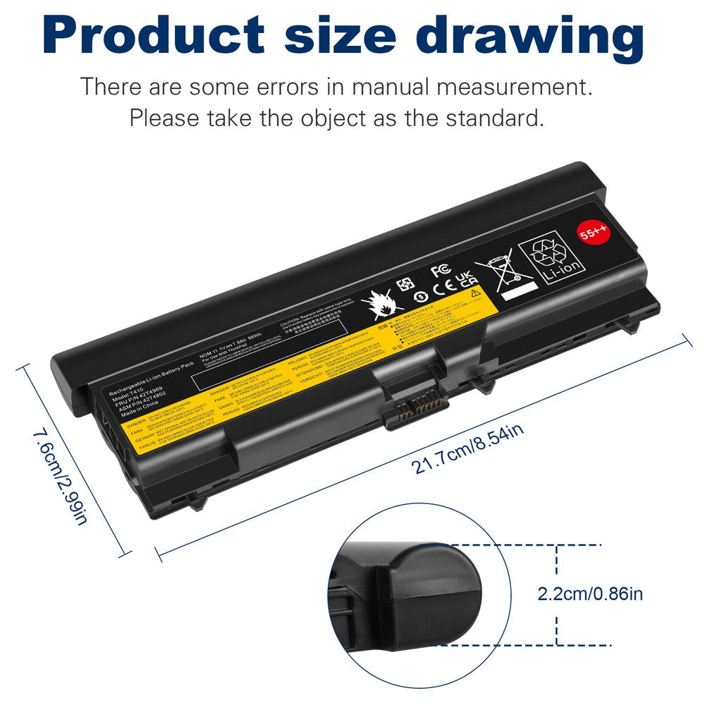 Battery 42T4798 42T4799 for Lenovo T410 T420 T510 T520 W510 W520 SL410 55++