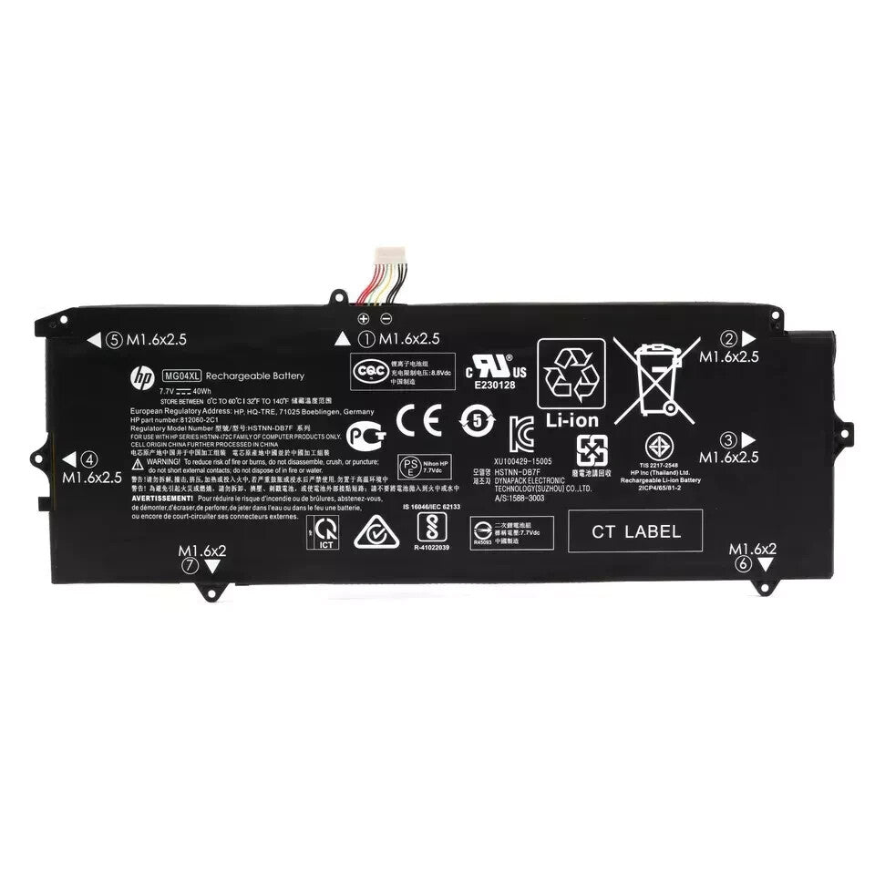 Genuine MG04XL 812205-001 Battery for HP Elite X2 1012 G1 Series MG04 HSTNN-172C