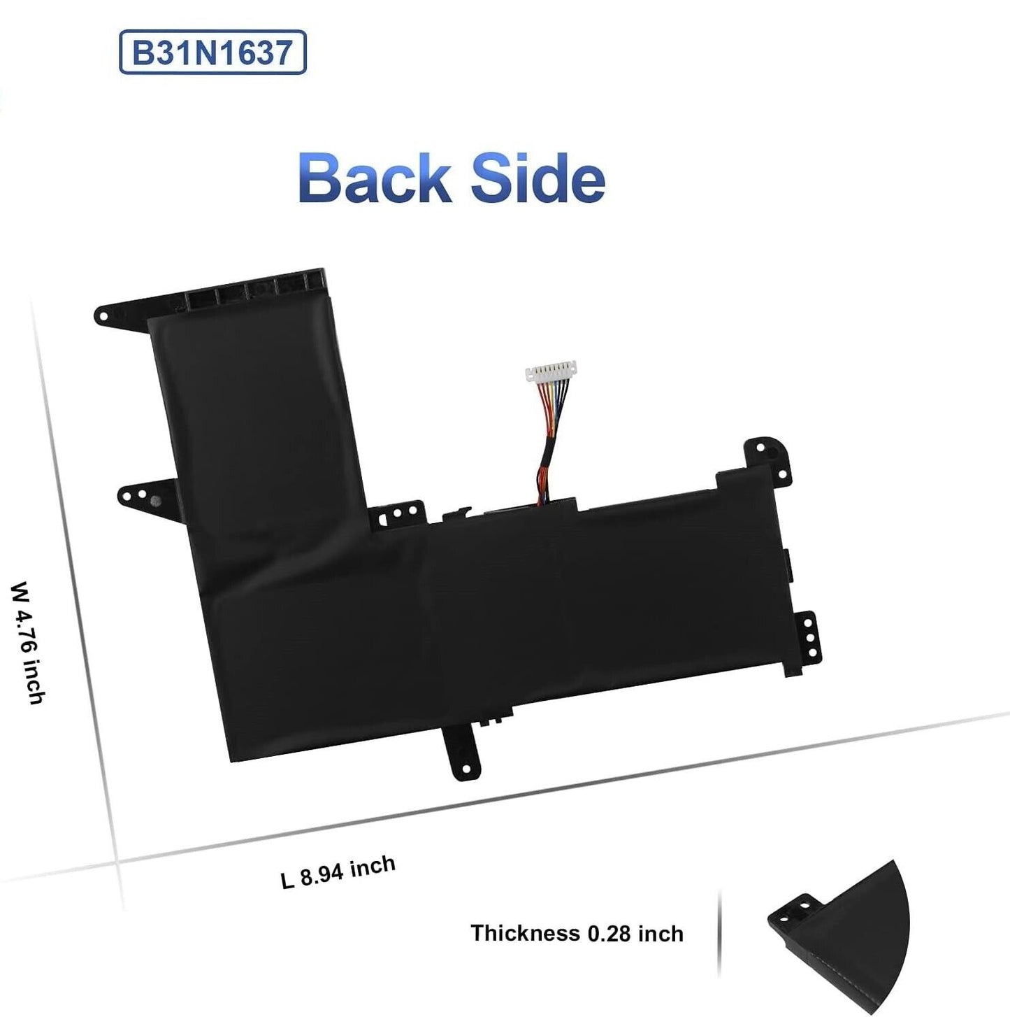 B31N1637 C31N1637 battery fOR ASUS VivoBook X510 X510U S15 S510U F510 F510U NEW