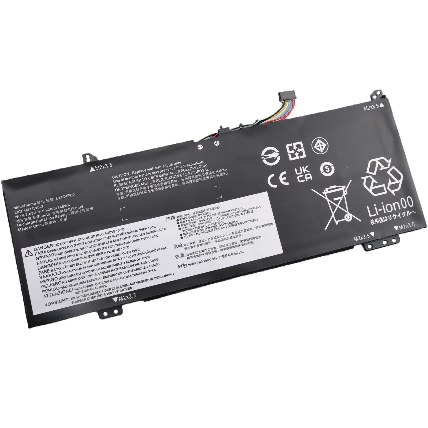 L17C4PB0 Battery For Lenovo Yoga 530-14IKB IdeaPad 530S-14IKB Flex 6-14IKB-81EM
