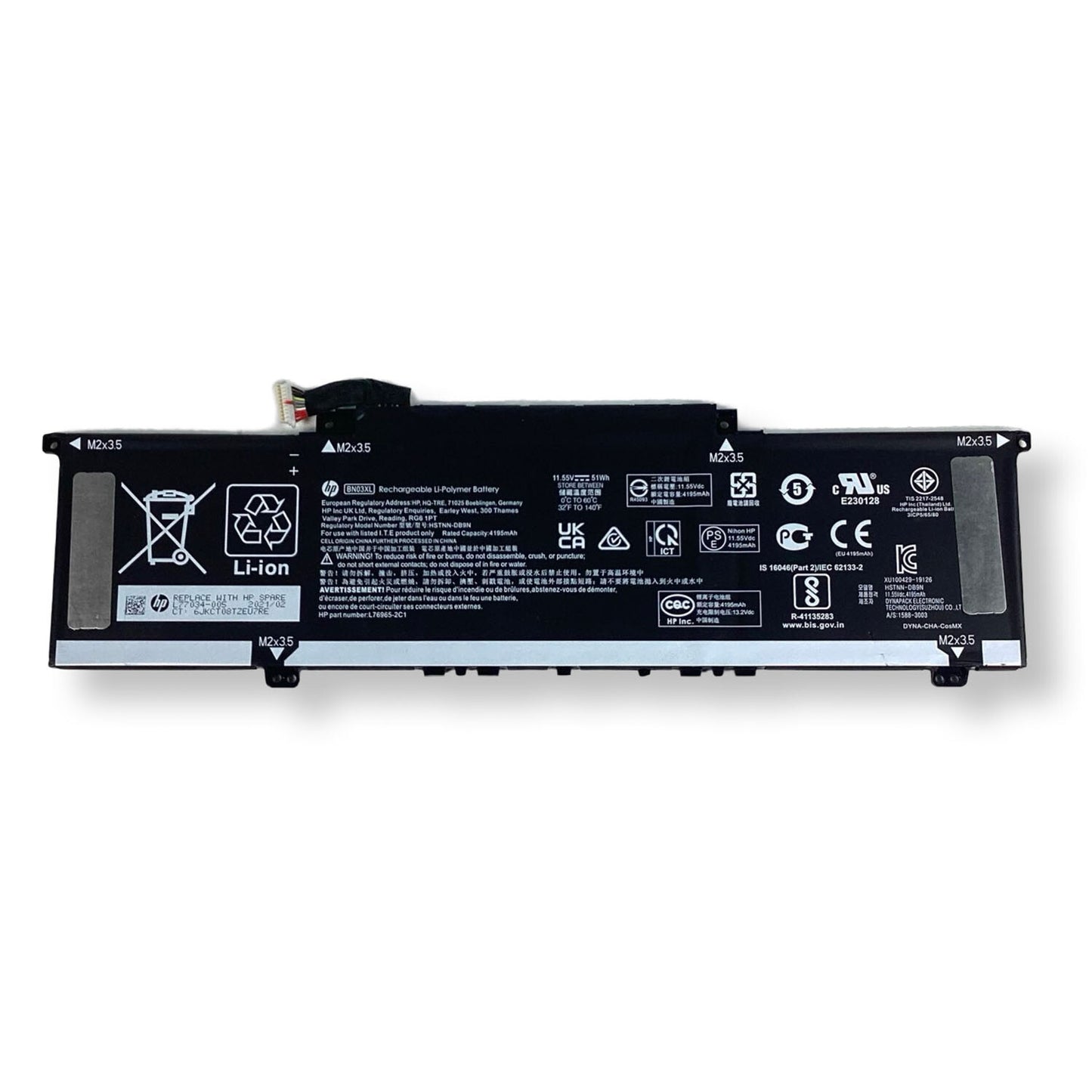 New HP Envy x360 BN03XL 11.55V 51Wh Laptop Battery L77034-005 L76965-2C1