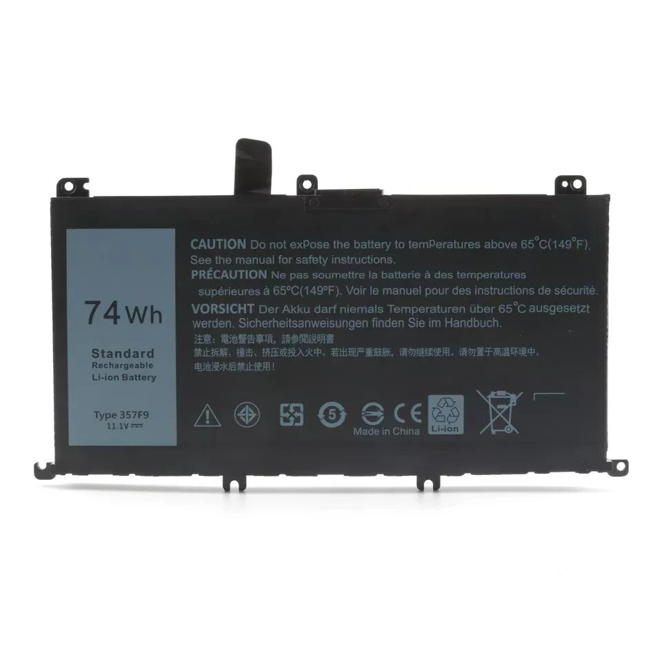 NEW 74Wh 357F9 Battery For Dell Inspiron 15 7000 7559 7557 7567 15-7559 P57F