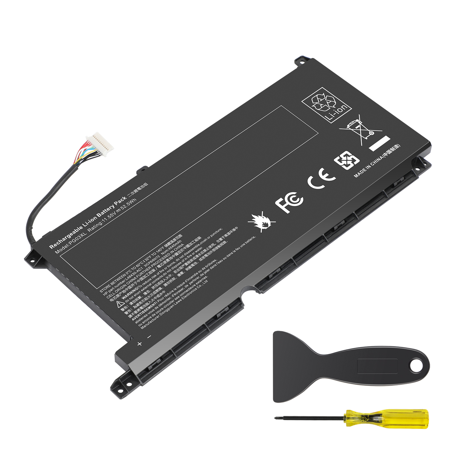 For HP Pavilion 16-A0032DX Battery 11.55V 52.5Wh 4545mAh PG03XL L48495-005