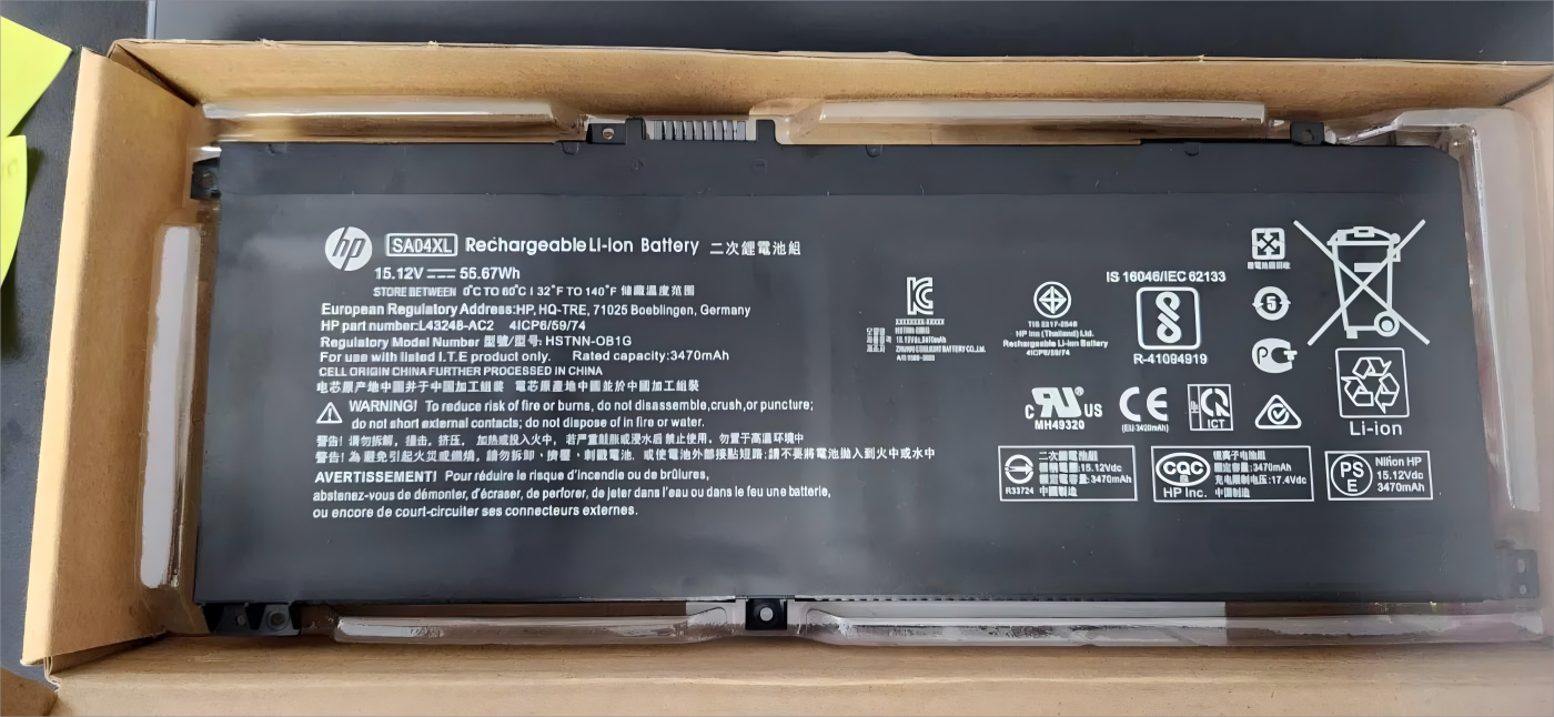 Genuine SA04XL Battery for HP Envy X360 15m-ds0011dx 17t-cg100 15M-DR L43267-005