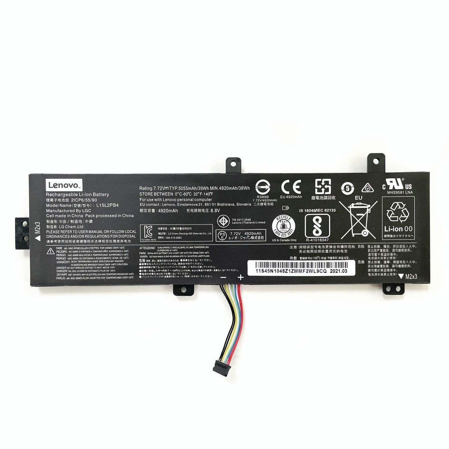 Genuine Battery L15L2PB4 L15M2PB5 for Lenovo IdeaPad 310-15ABR 15ISK 310-14ISK