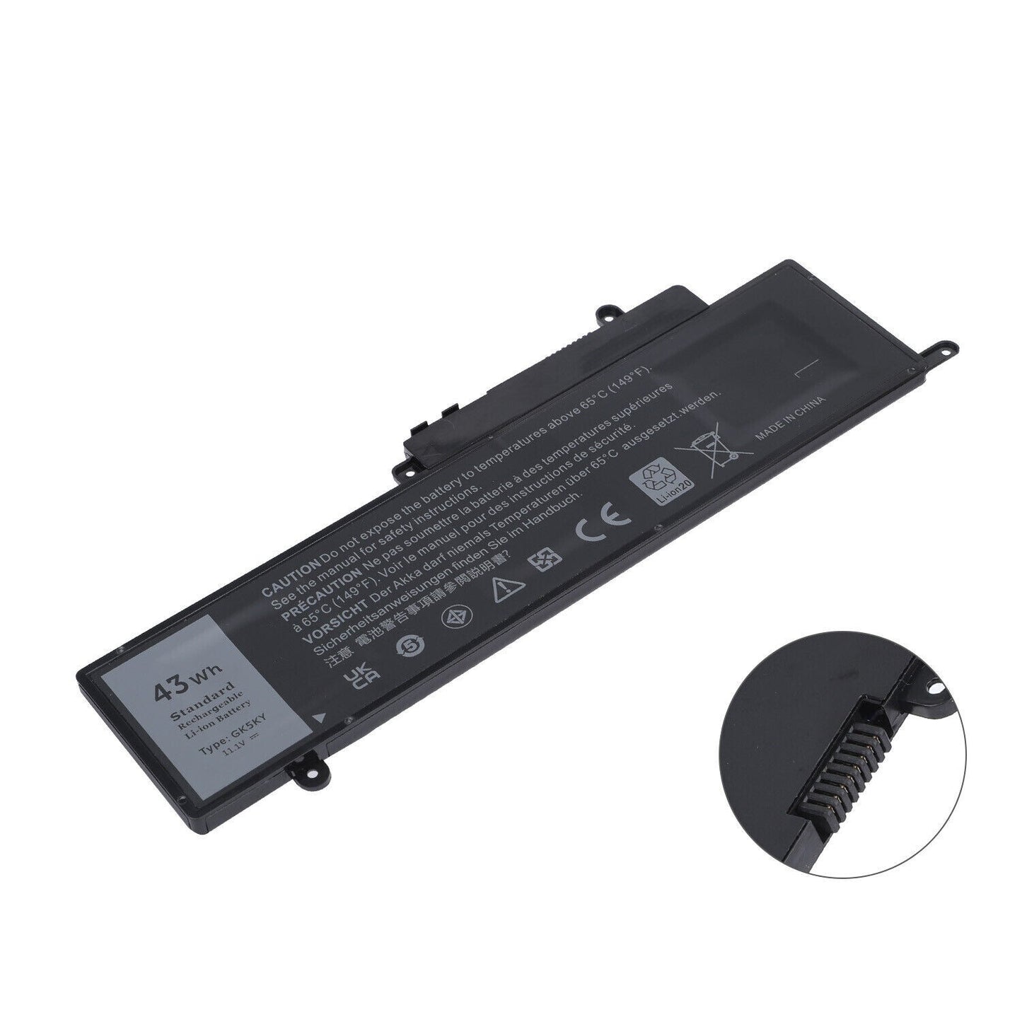 GK5KY Battery For Dell Inspiron 11 3000 3147 3148 3152 Series Inspiron 7000 43Wh