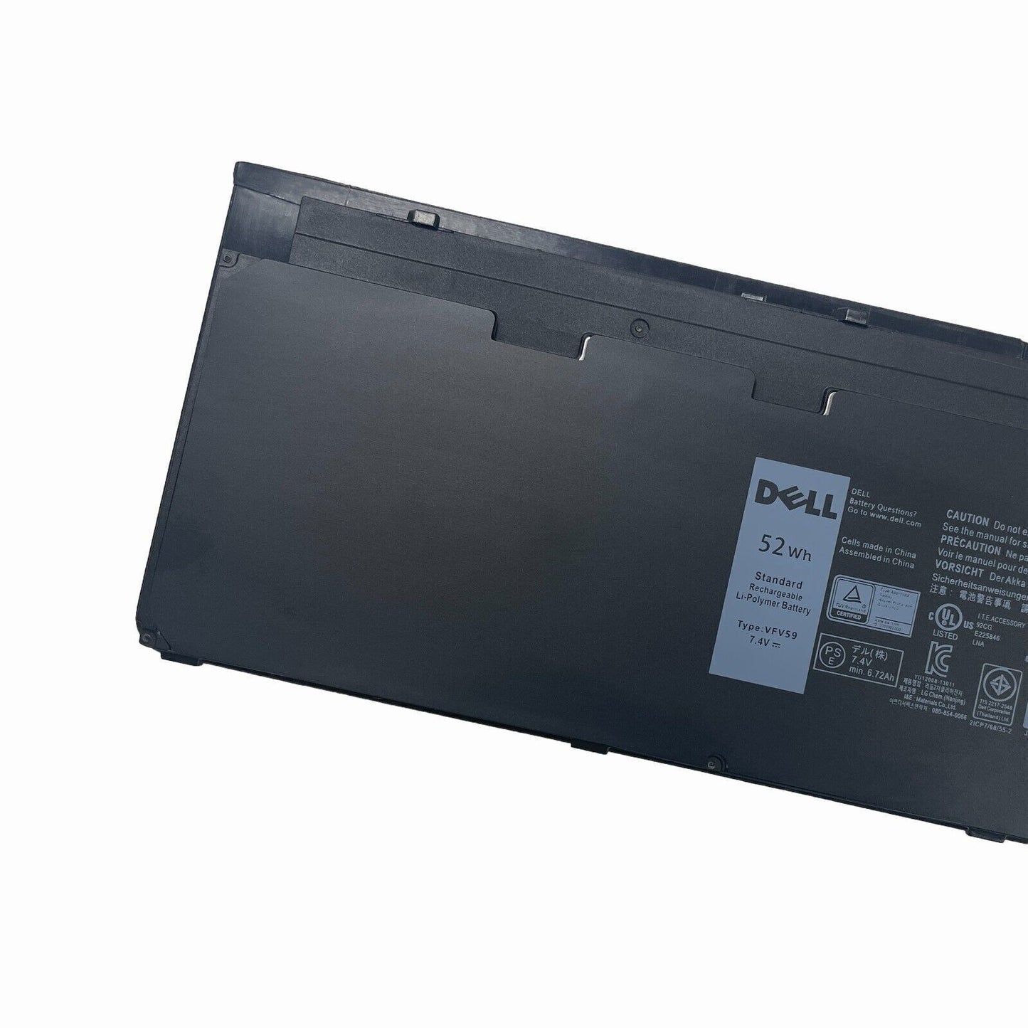 NEW Genuine 52Wh VFV59 WD52H FW2NM Battery For Dell Latitude 12 7000 E7240 E7250