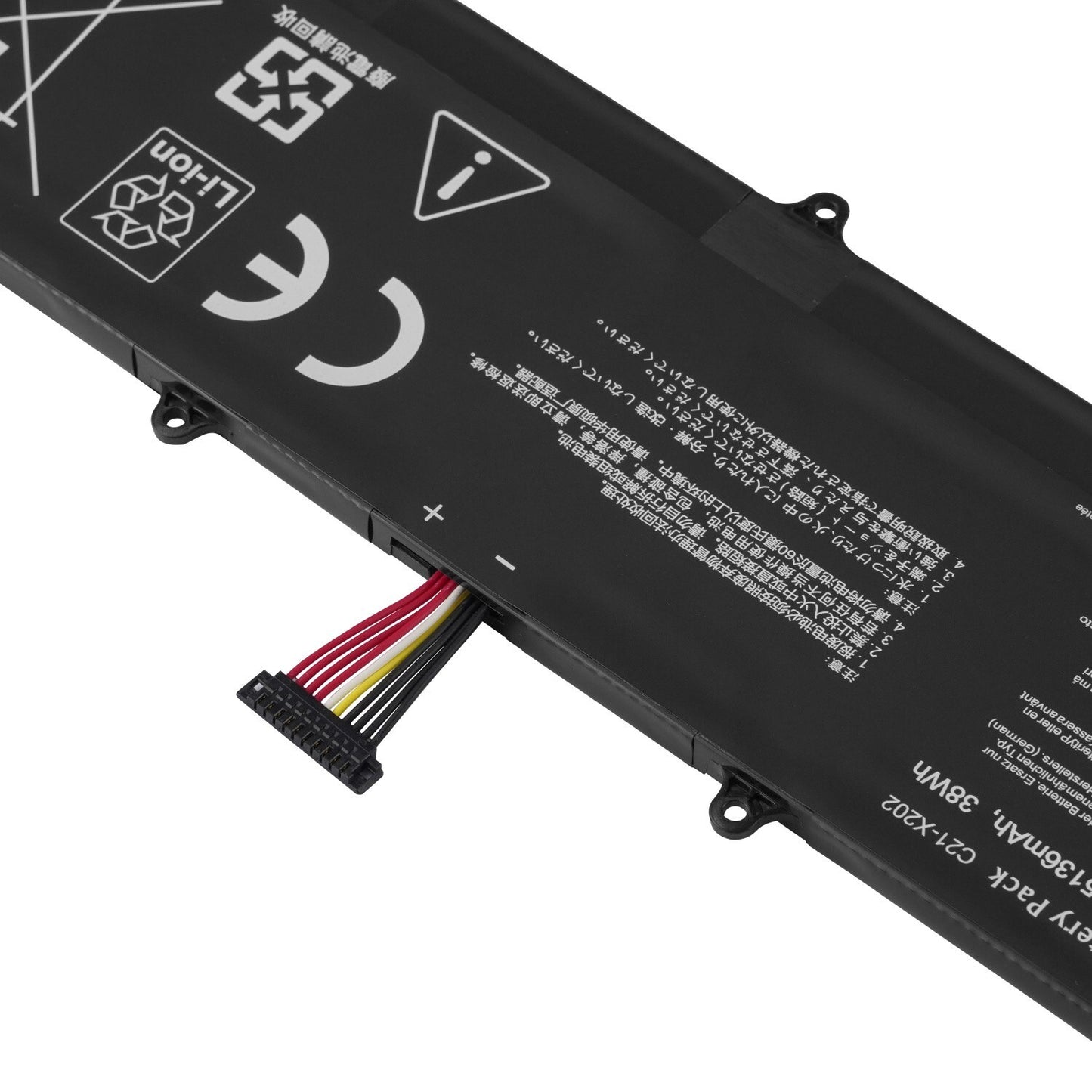 C21-X202 Battery 38Wh For ASUS VivoBook X202 X202E X201E S200E Q200E Series 7.4V