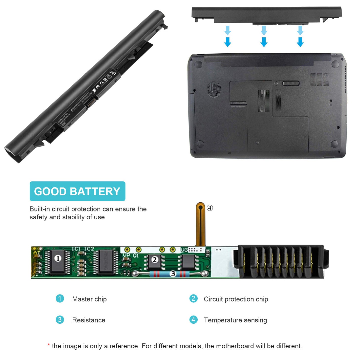 JC03 JC04 Battery for HP 919700-850 919701-850 HSTNN-PB6Y HSTNN-LB7V Fast Ship