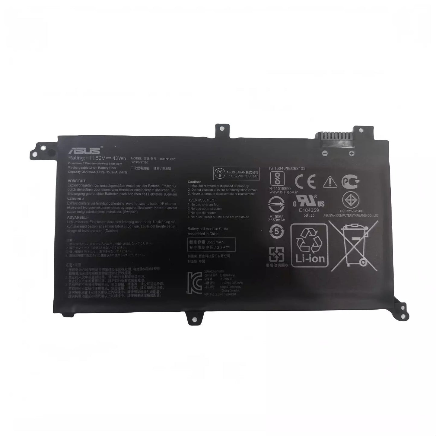 New Asus A571G K571GT Original OEM Laptop Battery B31N1732