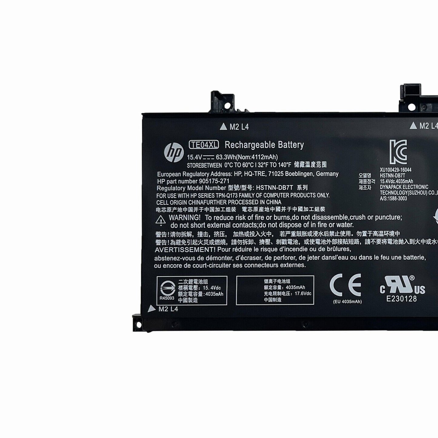 NEW NEW TE04XL Battery For HP Omen 15-AX Pavilion 15-BC 905277-855 905175-271