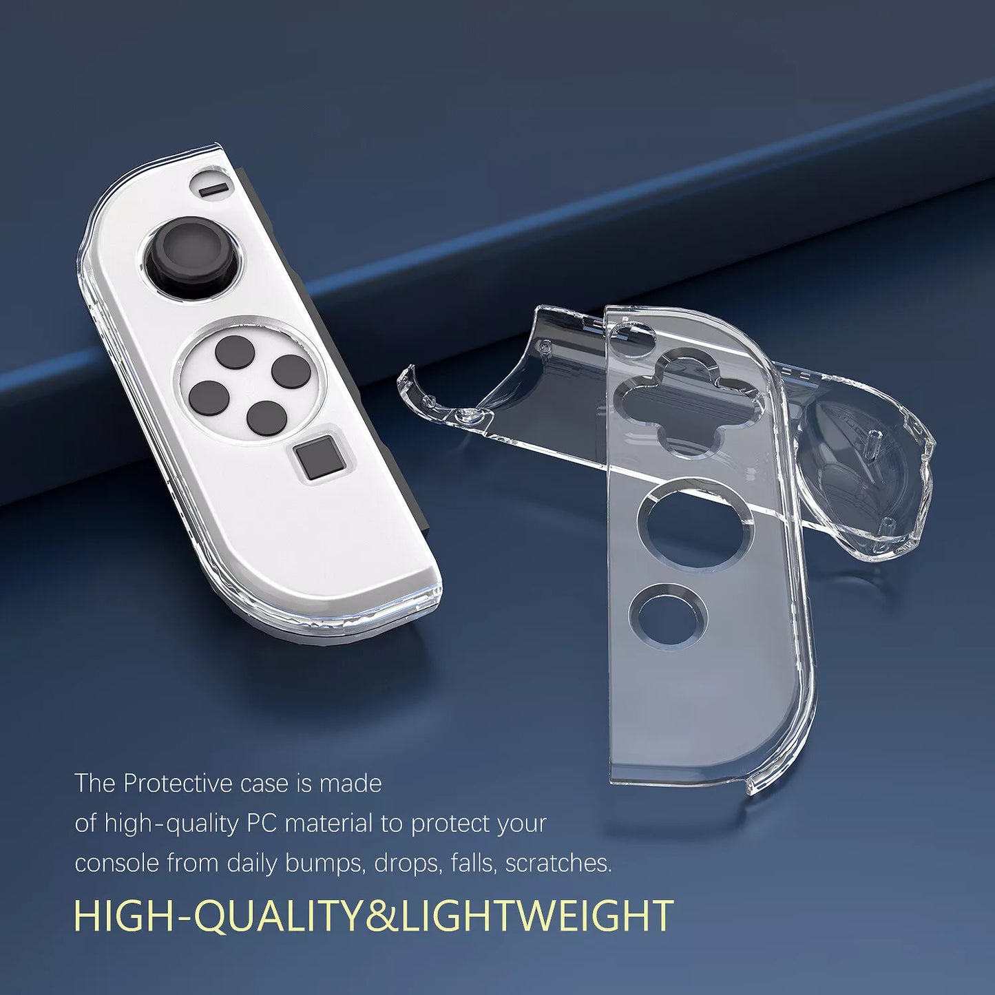 NEW Clear Hard Case Anti-Scratch Grip PC Cover Shell For Nintendo Switch OLED