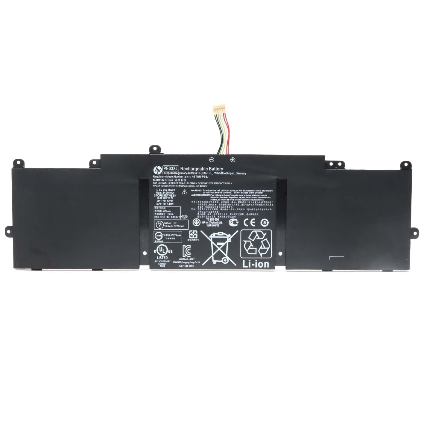Genuine 767068-005 PE03XL Battery For HP Chromebook 11 G4 G3 Series 766801-421