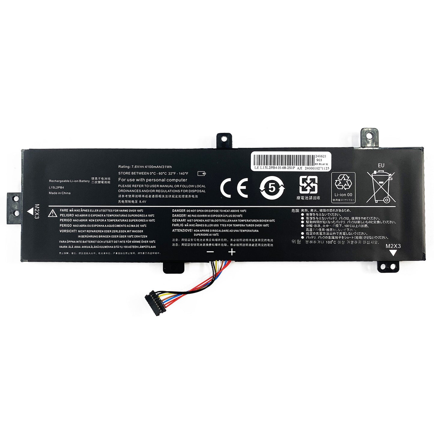 L15L2PB4 Battery For Lenovo IdeaPad L15C2PB7 L15M2PB3 L15L2PB2 L15M2PB4