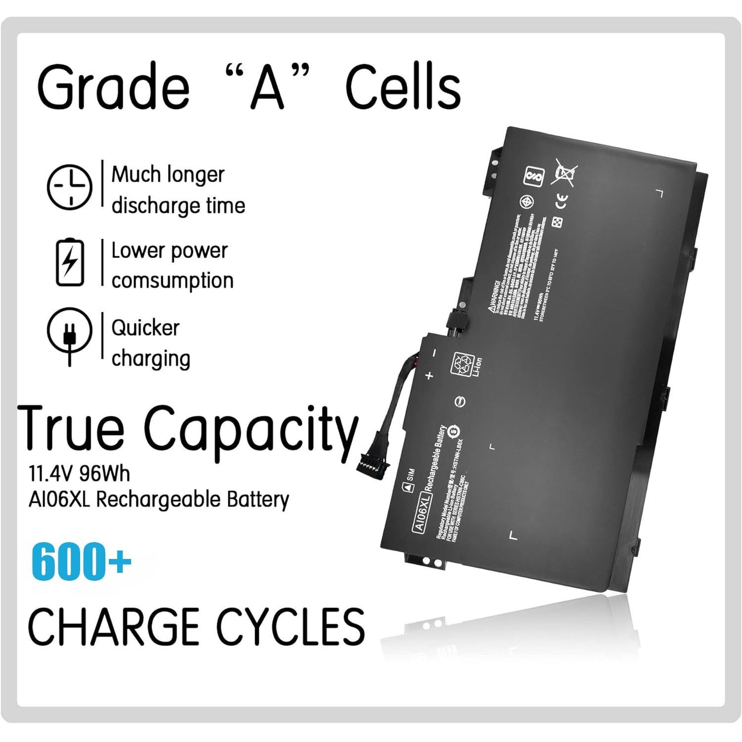AI06XL BATTERY FOR HP ZBook 17 G3 Xeon HSTNN-LB6X HSTNN-C86C 808397-421