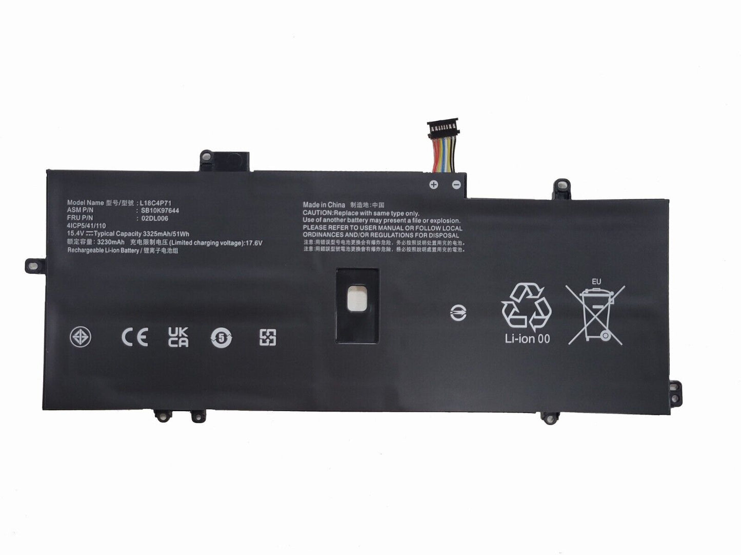 New L18C4P71 L18L4P71 L18M4P72 Battery For Lenovo ThinkPad X1 Carbon 7th Gen