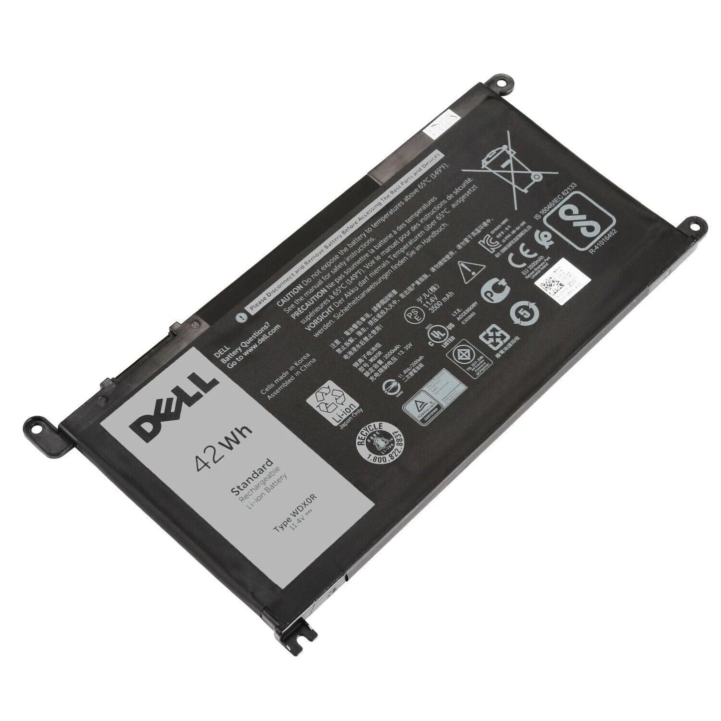NEW Genuine 42Wh WDXOR Battery For Dell Inspiron 15 5000 Series 15 5565 5567