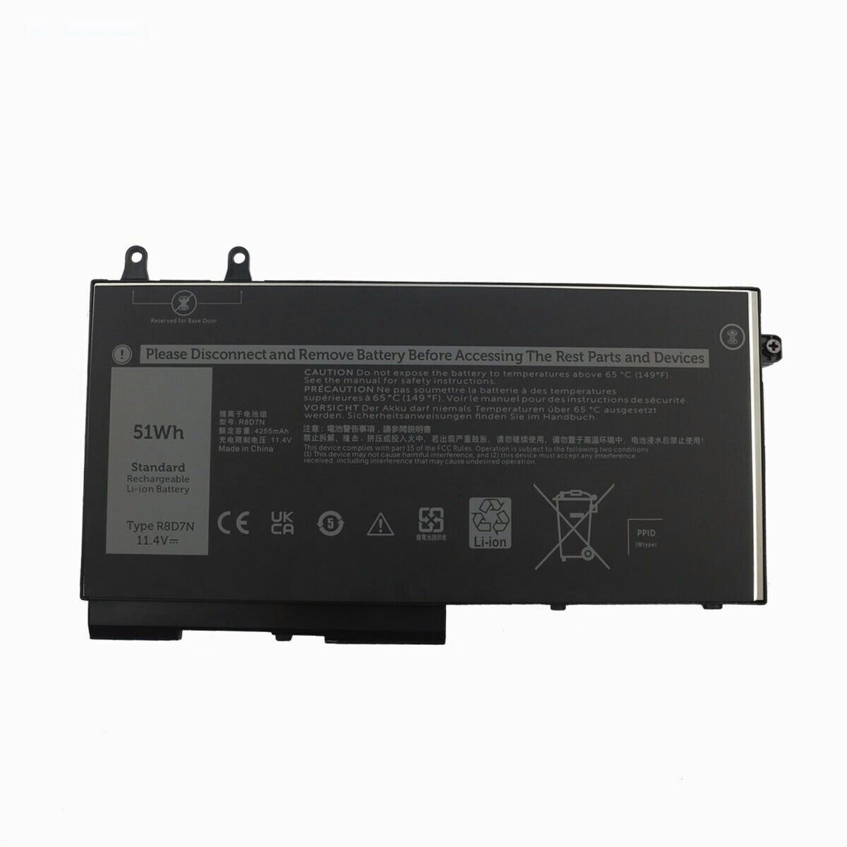R8D7N Battery For Dell Precision 3540 3550 Latitude 5400 5500 5510 5410 51Wh NEW