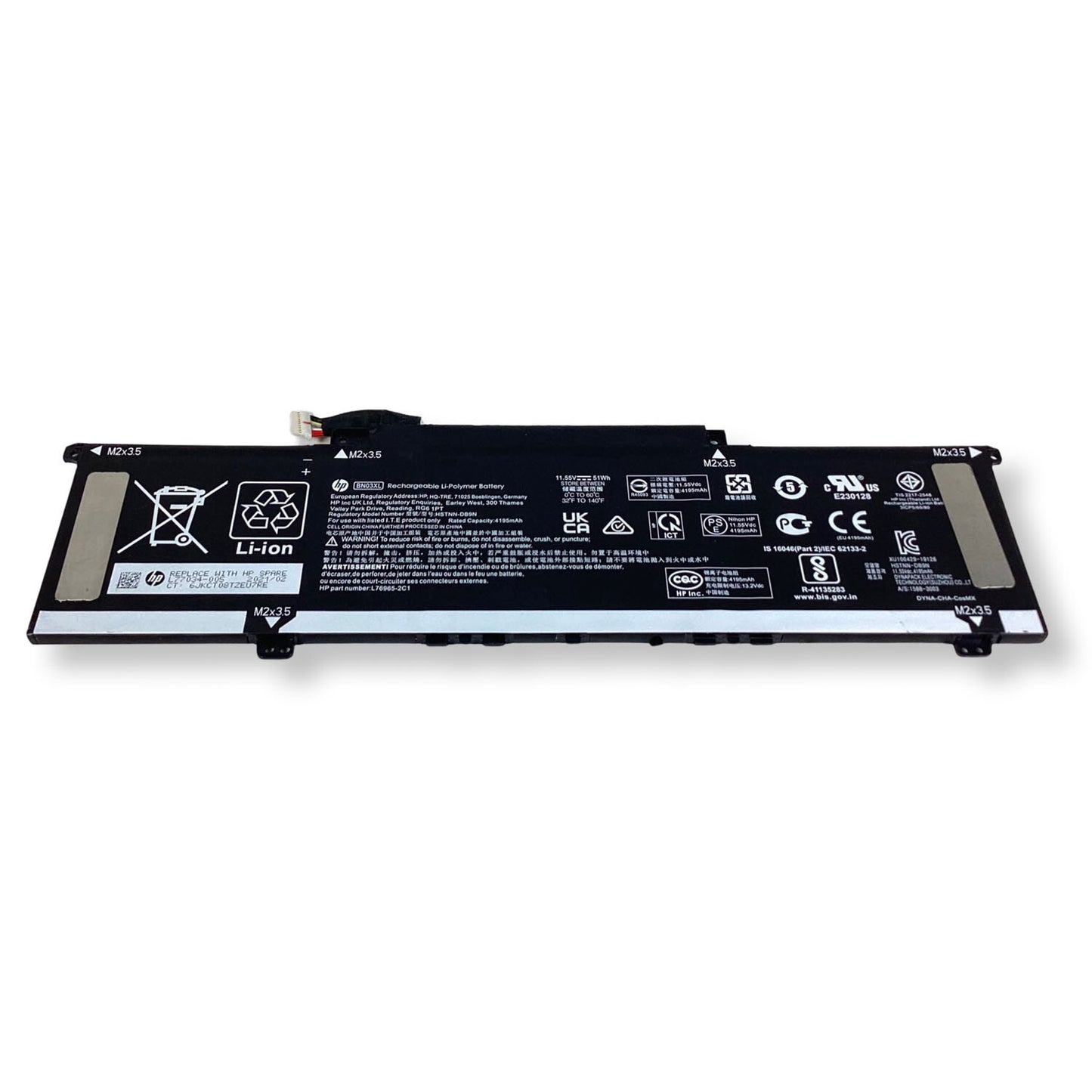 New HP Envy x360 BN03XL 11.55V 51Wh Laptop Battery L77034-005 L76965-2C1