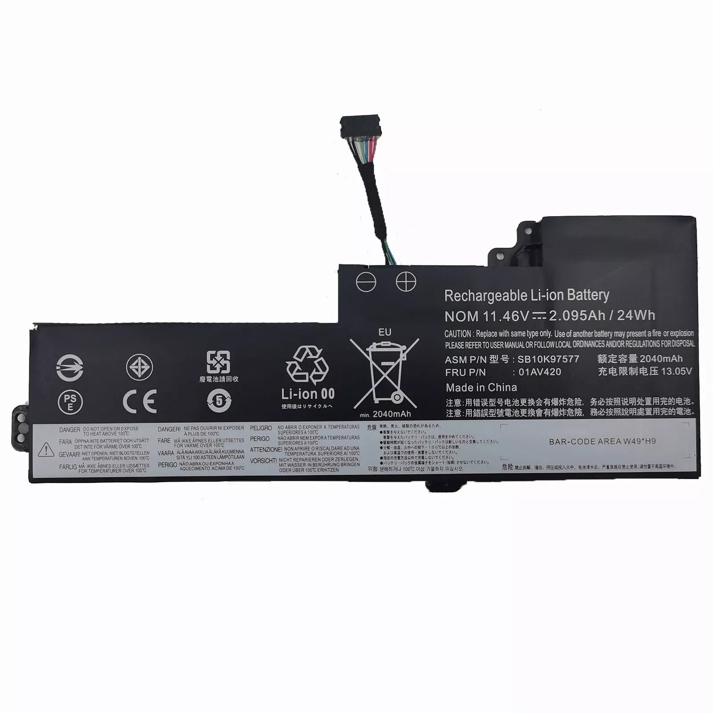 Internal Battery For Lenovo ThinkPad T470 T480 A475 A485 TP25 01AV420 01AV489 US