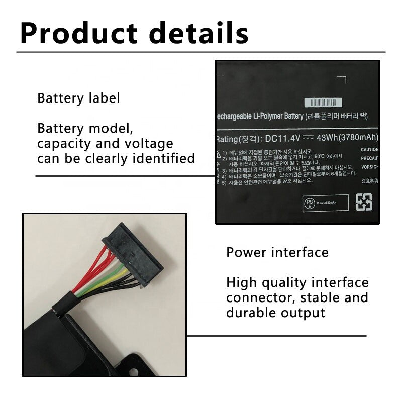 NEW 46Wh Battery for Samsung NP370 NP370R4E NP370R5E NP470R5E NP370R4E NP510R5E