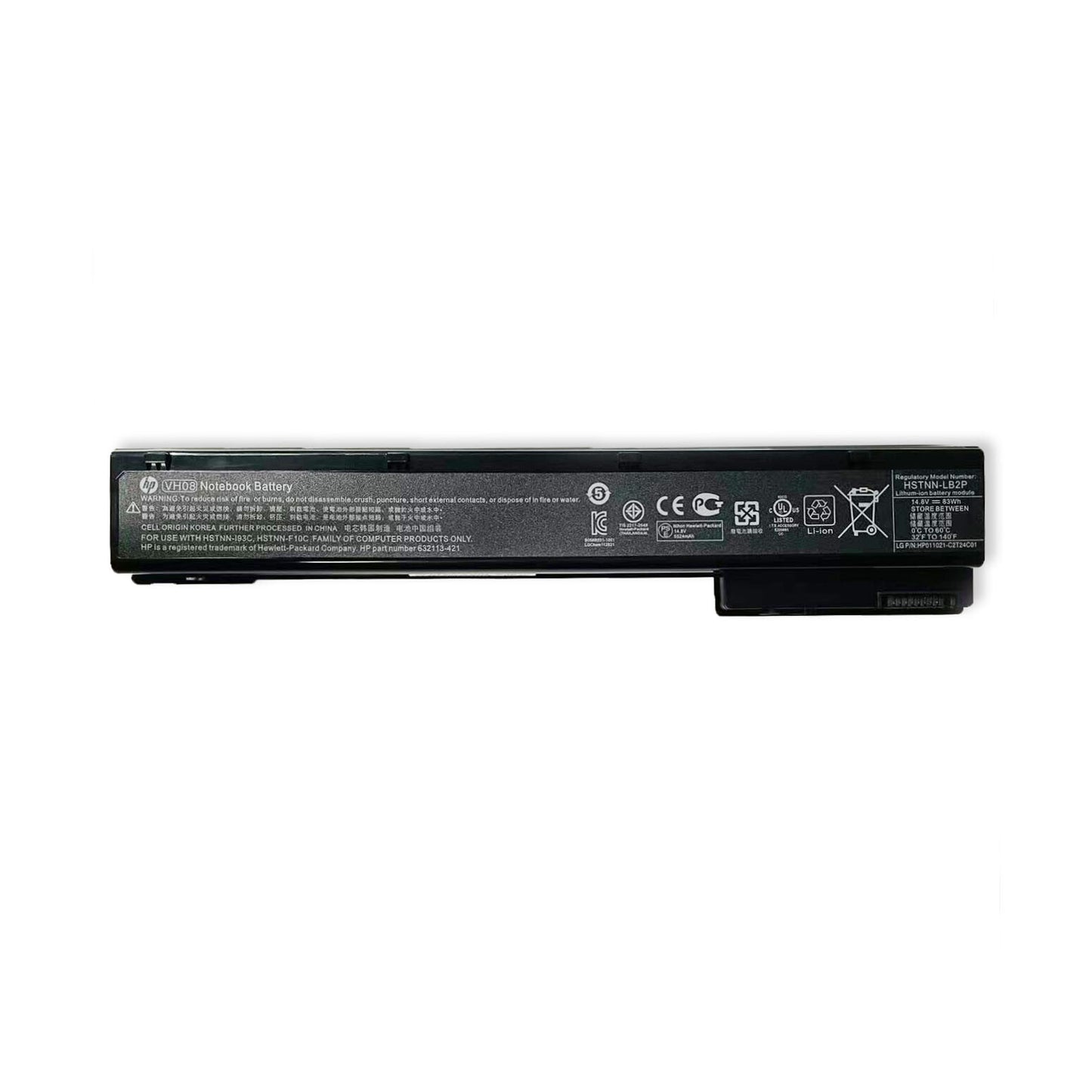 Original VH08 VH08XL Battery for HP EliteBook 8560w 8570w 8760w 8770w HSTNN-IB2P