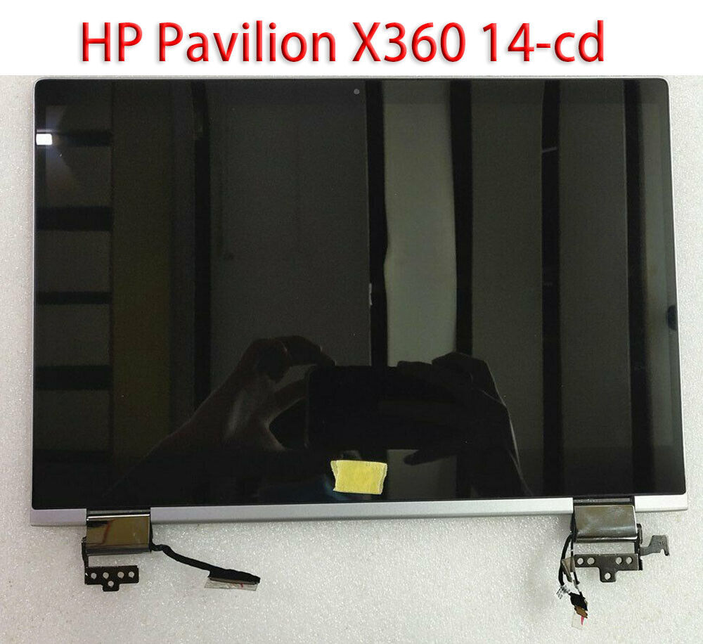 Écran tactile LCD LED FHD 14 pouces pour HP X360 14M-CD 14-cd, assemblage complet, argent