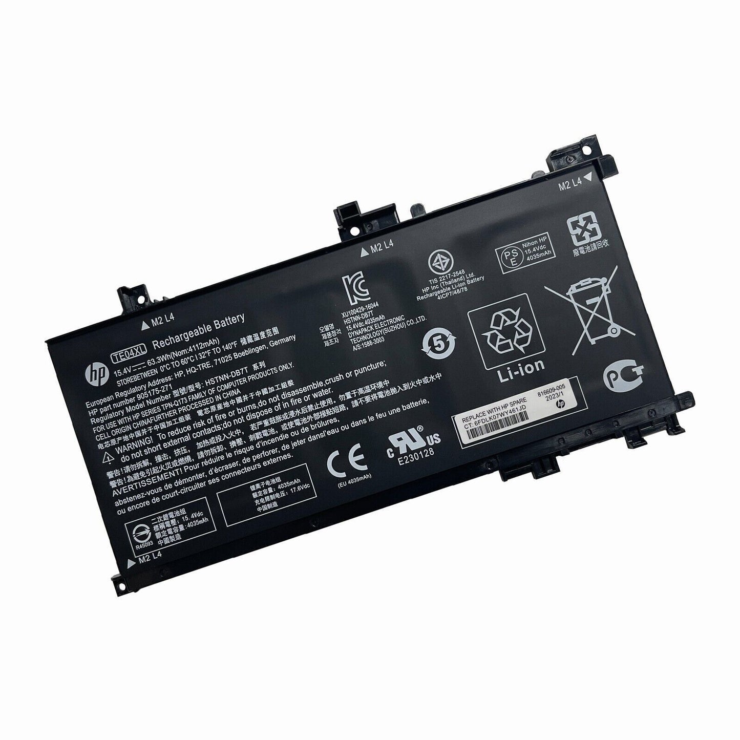 NEW NEW TE04XL Battery For HP Omen 15-AX Pavilion 15-BC 905277-855 905175-271