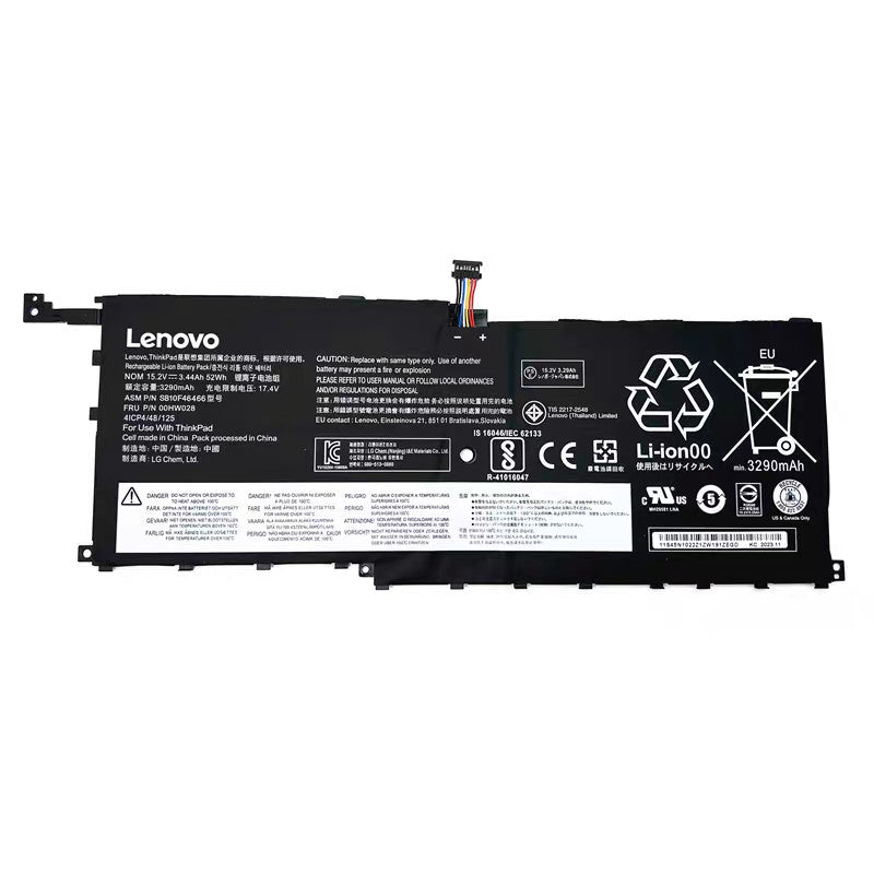 Genuine 00HW028 00HW029 Battery For Lenovo ThinkPad X1 Carbon 4th Gen X1 Yoga