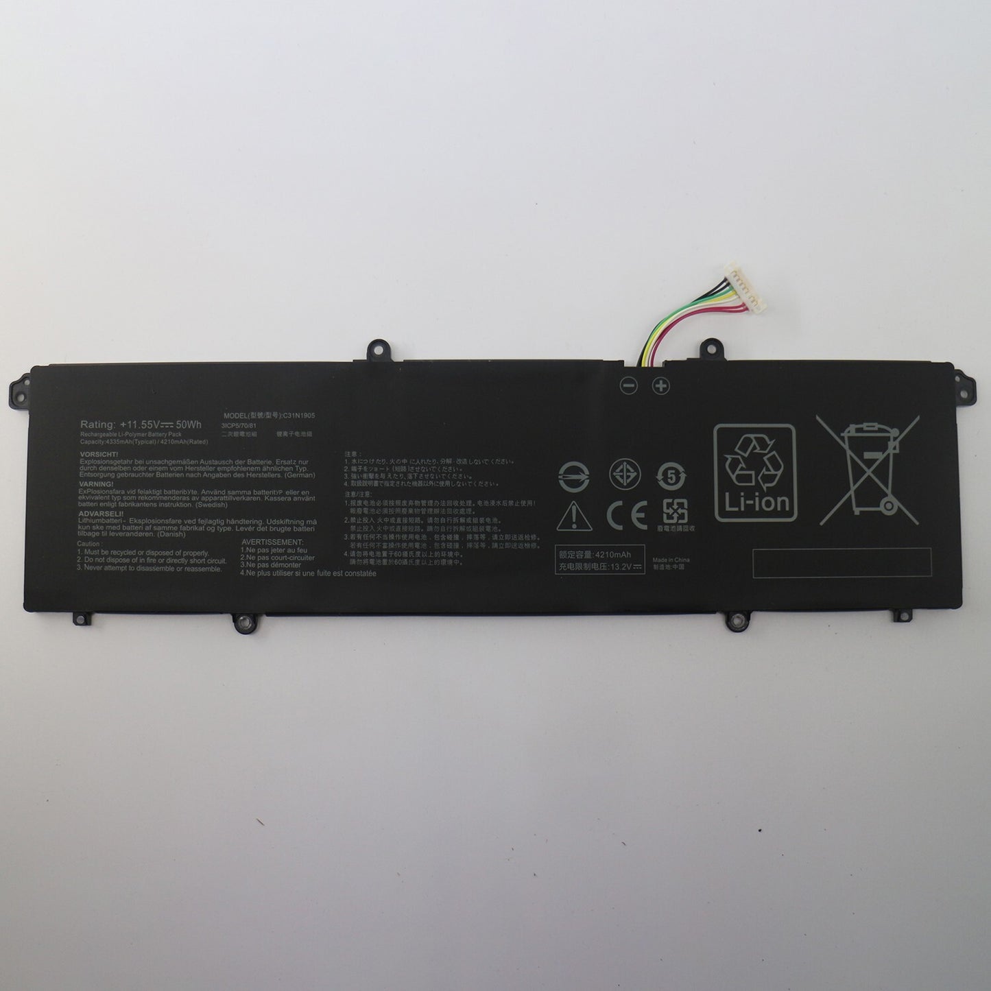 C31N1905 Battery For ASUS VivoBook S13 S333 S14 M433 S433FL S533EQ 11.55V 50Wh