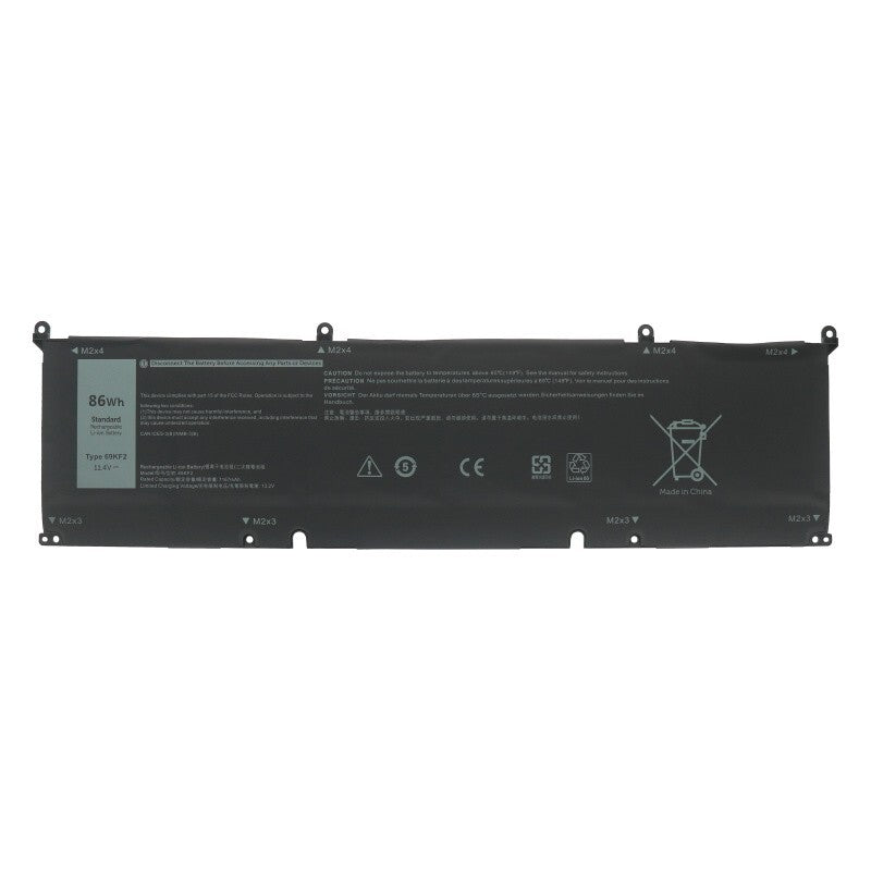 New 86Wh 69KF2 Battery For Dell Alienware M15 M17 R3 XPS 15 9500 8FCTC 70N2F
